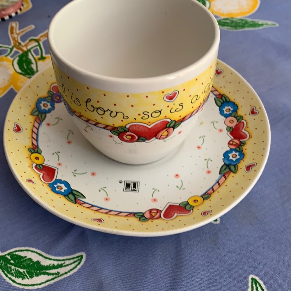 Mary Engelbreit cup & saucer for Grama